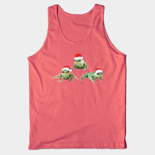 Xmas Frogs Tank Top by Madblossom